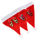 2022 New Year Hat Merry Christmas Holiday Hat Antler Bowknot Santa Hat Holiday Decor for Kid Adult In Australia - Darrahopens