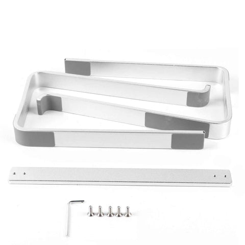 Desktop Laptop Stand Ergonomic Aluminum Alloy Laptop PC Computer Riser Cooling Shelf for Home Office Silver In Australia - Darrahopens