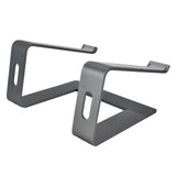 Aluminum Alloy Laptop Stand Portable Computer Stand Riser Desktop Metal Base Cooling Bracket Space Grey