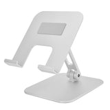 Adjustable Tablet Stand Holder Aluminium Alloy Portable Foldable Desktop Mobile Phone Stand Silver In Australia - Darrahopens