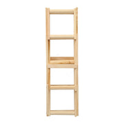 Foldable Wine Cabinet Pine Durable Elegant Simple Wine Rack Cabinet for Home Hotel OfficeWood Color 10 Bottles