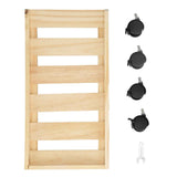 Mobile Computer Host Bracket Wooden CPU Stand with Good Heat Dissipation Performance for Office and Home In Australia - Darrahopens