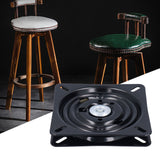 7in Chair Turntable Base Automatic Rebound Stool Rotating Base Turntable Hardwares for Home Bar Office