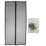 Magnetic Door Curtain Automatic Closing AntiMosquito Door Screen for Bedroom Kitchen(Black ) In Australia - Darrahopens