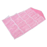 Wall Closet Hanging Organizers Over The Door Storage Bag Polyester Hanging Shelves Pocket for Bedroom Living RoomPink In Australia - Darrahopens