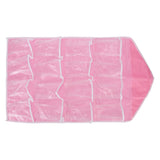 Wall Closet Hanging Organizers Over The Door Storage Bag Polyester Hanging Shelves Pocket for Bedroom Living RoomPink