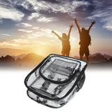 Transparent Backpack Waterproof PVC Storage Bag Student School Bag for Outdoor Travel
