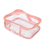 Clear Toiletry Bag Travel Cosmetic Makeup Bag PVC Storage Bag Portable Transparent Pouch for Traveling Vacation Bathroom In Australia - Darrahopens