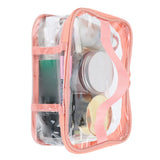 Clear Toiletry Bag Travel Cosmetic Makeup Bag PVC Storage Bag Portable Transparent Pouch for Traveling Vacation Bathroom In Australia - Darrahopens