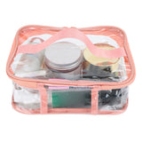 Clear Toiletry Bag Travel Cosmetic Makeup Bag PVC Storage Bag Portable Transparent Pouch for Traveling Vacation Bathroom In Australia - Darrahopens