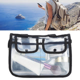 Clear Toiletry Bag EVA Portable Transparent Cosmetic Makeup Bag for Traveling Vacation
