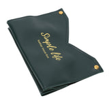 Tissue Bag Artificial Leather Vintage Kitchen Paper Towel Box Container for Office HomeGreen