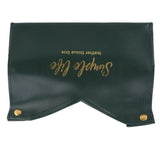 Tissue Bag Artificial Leather Vintage Kitchen Paper Towel Box Container for Office HomeGreen