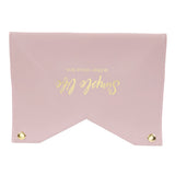 Tissue Bag Artificial Leather Vintage Kitchen Paper Towel Box Container for Office HomePink