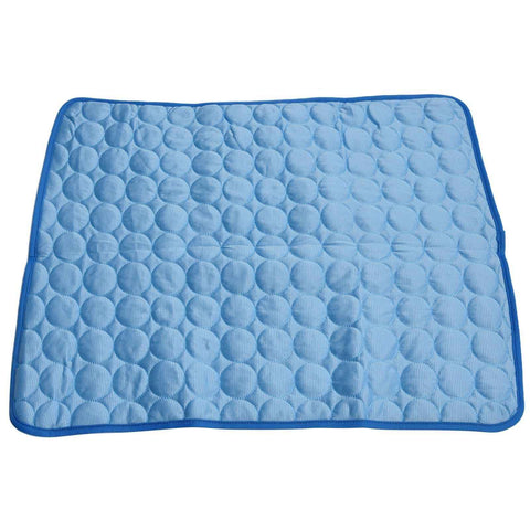 Pet Cooling Mat Breathable Soft Summer Dog Cat Sleeping Pad for Kennel Sofa Bed FloorBlue S In Australia - Darrahopens