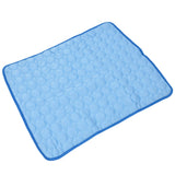 Pet Cooling Mat Breathable Soft Summer Dog Cat Sleeping Pad for Kennel Sofa Bed FloorBlue M