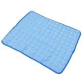 Pet Cooling Mat Breathable Soft Summer Dog Cat Sleeping Pad for Kennel Sofa Bed FloorBlue L In Australia - Darrahopens