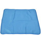 Pet Cooling Mat Breathable Soft Summer Dog Cat Sleeping Pad for Kennel Sofa Bed FloorBlue XL In Australia - Darrahopens