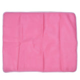 Pet Cooling Mat Breathable Soft Summer Dog Cat Sleeping Pad for Kennel Sofa Bed FloorPink S