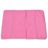 Pet Cooling Mat Breathable Soft Summer Dog Cat Sleeping Pad for Kennel Sofa Bed FloorPink S