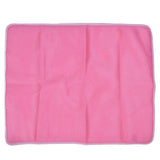 Pet Cooling Mat Breathable Soft Summer Dog Cat Sleeping Pad for Kennel Sofa Bed FloorPink M In Australia - Darrahopens