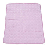 Pet Cooling Mat Breathable Soft Summer Dog Cat Sleeping Pad for Kennel Sofa Bed FloorPink M In Australia - Darrahopens