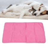 Pet Cooling Mat Breathable Soft Summer Dog Cat Sleeping Pad for Kennel Sofa Bed FloorPink M