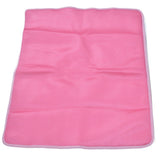 Pet Cooling Mat Breathable Soft Summer Dog Cat Sleeping Pad for Kennel Sofa Bed FloorPink L