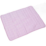 Pet Cooling Mat Breathable Soft Summer Dog Cat Sleeping Pad for Kennel Sofa Bed FloorPink XL In Australia - Darrahopens