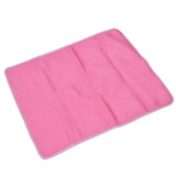 Pet Cooling Mat Breathable Soft Summer Dog Cat Sleeping Pad for Kennel Sofa Bed FloorPink XL