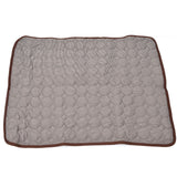 Pet Cooling Mat Breathable Soft Summer Dog Cat Sleeping Pad for Kennel Sofa Bed FloorBrown XS