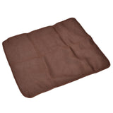 Pet Cooling Mat Breathable Soft Summer Dog Cat Sleeping Pad for Kennel Sofa Bed FloorBrown XS
