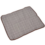 Pet Cooling Mat Breathable Soft Summer Dog Cat Sleeping Pad for Kennel Sofa Bed FloorBrown XS