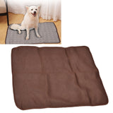 Pet Cooling Mat Breathable Soft Summer Dog Cat Sleeping Pad for Kennel Sofa Bed FloorBrown XS