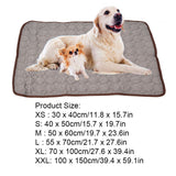Pet Cooling Mat Breathable Soft Summer Dog Cat Sleeping Pad for Kennel Sofa Bed FloorBrown XS