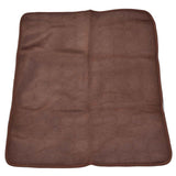 Pet Cooling Mat Breathable Soft Summer Dog Cat Sleeping Pad for Kennel Sofa Bed FloorBrown M