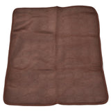 Pet Cooling Mat Breathable Soft Summer Dog Cat Sleeping Pad for Kennel Sofa Bed FloorBrown L