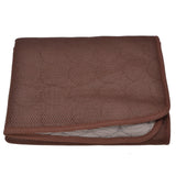 Pet Cooling Mat Breathable Soft Summer Dog Cat Sleeping Pad for Kennel Sofa Bed FloorBrown L