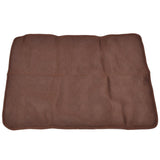 Pet Cooling Mat Breathable Soft Summer Dog Cat Sleeping Pad for Kennel Sofa Bed FloorBrown L