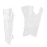 Universal Wall Mounted Bracket Transparent Acrylic Display Rack Stand Horizontal Wall Rack for Light Sword