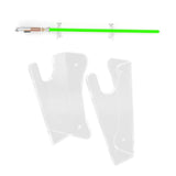 Universal Wall Mounted Bracket Transparent Acrylic Display Rack Stand Horizontal Wall Rack for Light Sword