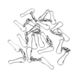 10pcs Hanging Hook Stainless Steel 360° Rotating Hook for Bird Feeder Wind Chimes7cm In Australia - Darrahopens