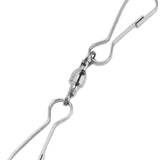 10pcs Hanging Hook Stainless Steel 360° Rotating Hook for Bird Feeder Wind Chimes8.2cm
