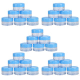 Empty Cream Container 25pcs Plastic Compact Round Small Cosmetic Jar for Travel