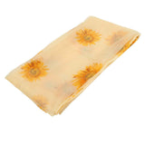 Sheer Curtain Sunflower Pattern Transparent Balcony Window Curtains Decor for Bedroom Living Room In Australia - Darrahopens