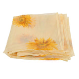 Sheer Curtain Sunflower Pattern Transparent Balcony Window Curtains Decor for Bedroom Living Room In Australia - Darrahopens
