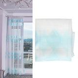 Unique Pattern Transparent Curtain Window Treatment for Bedroom Living Room Home Decoration 207x100CM