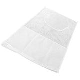 White Thickened Laundry Storage Bag WallMounted Toys Net Bag for Bathroom Laundry(with Grid )