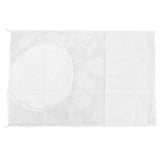 White Thickened Laundry Storage Bag WallMounted Toys Net Bag for Bathroom Laundry(with Grid )