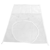 White Thickened Laundry Storage Bag WallMounted Toys Net Bag for Bathroom Laundry(with Grid )